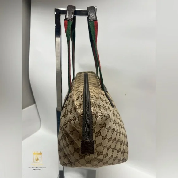 🤎SOLD🤎Gucci web GG sherryline tote bag - Picture 4 of 15
